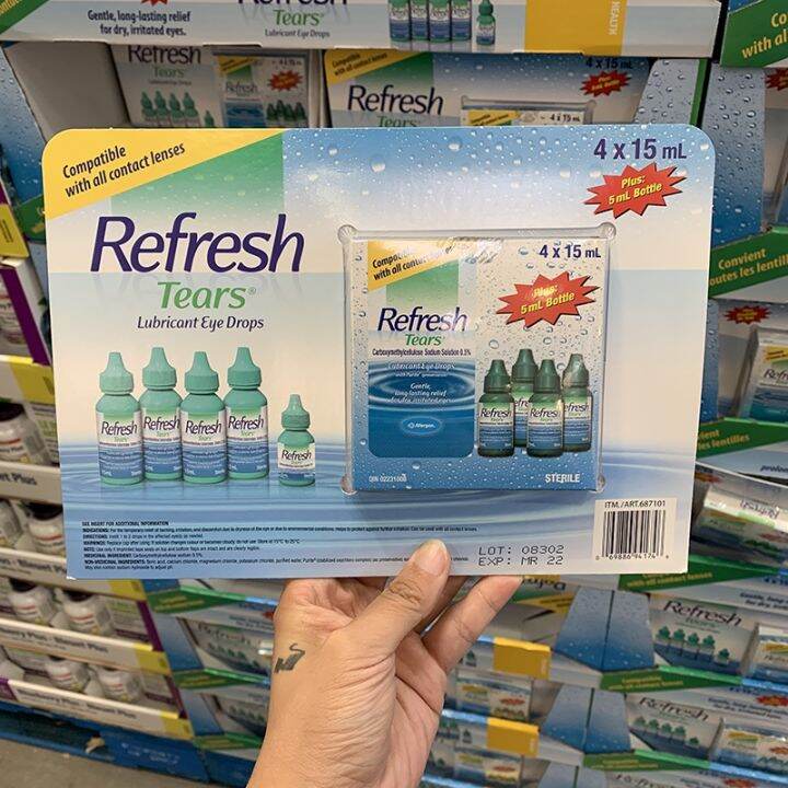 Spot Canadian Refresh artificial tears eye drops 15ml 5ml Lazada.co.th