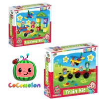 Cocomelon Fun Brick Academy Kit Buiding ชุดก่อสร้างบล็อกขนแปรงหลากหลายประเภท