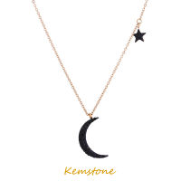 Kemstone สีทองดวงจันทร์ดาวจี้สร้อยคอแฟชั่นหญิงสแตนเลส Choker สำหรับผู้หญิงเครื่องประดับของขวัญ