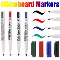 【YD】 4pcs/set Whiteboard Pens Blackboard 4colors Erasable Board Markers School Classroom Office Stationery Supplies