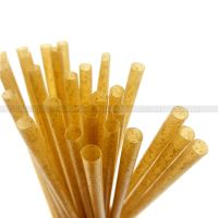 100Pcs Disposable Straw Natural Sugar Cane Bagasse for Drinkware Bar Accessory Coffee Drink Straw Environmentally Friendly 20cm