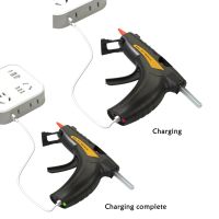 【LZ】☃  USB Lithium Electric Hot Melt Glue Gun Set Com 50PCS Glue Sticks 0.7x150mm para Carpintaria Reparos Home Remodelação Projetos