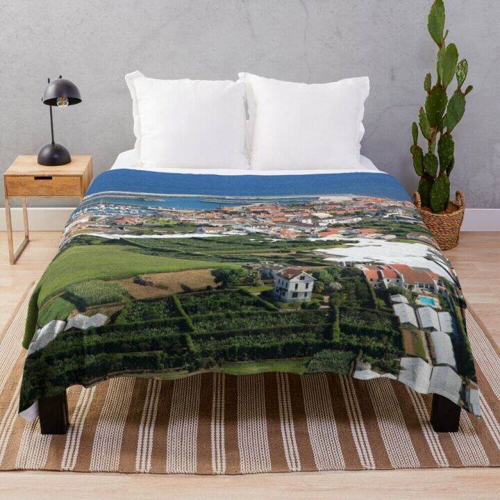 vila-franca-do-campo-azores-throw-blanket-kids-blanket-cosplay-anime