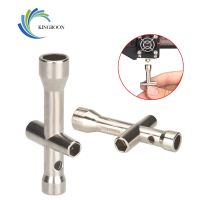 ☂ KingRoon M2 M2.5 M3 M4 3D Printing Nozzles Wrench Screw Nut Hexagonal Cross Mini Wrench Spanner Maintenance Tool 4 Size