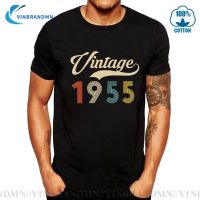 Retro 50S Clothing Vintage 1955 Original Parts T Shirts Men Born In 1955 Tshirts 66 Years Old Tee Shirt Birthday Gift