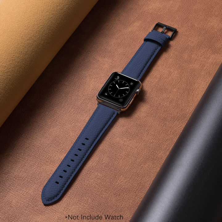 neekfox-สายหนังแฟชั่นใหม่ล่าสุดสำหรับสายคาด-apple-watch-38มม-40มม-42มม-44มม-41มม-45มม-49มม-ลายลิ้นจี่สายรัดข้อมือเหมาะสำหรับ-i-watch-series-ultra-8-7-se-6-5-4-3-2-1