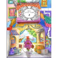 Nice Little Town 8: Adult Coloring Book (Stress Relieving Coloring Pages, Coloring Book for Relaxation)