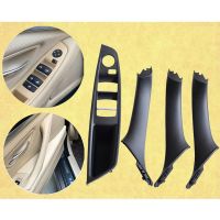 Left Hand Drive LHD For BMW 5 series F10 F11 Gray Beige Black Car Interior Inner Door Handle Panel Pull Trim Cover