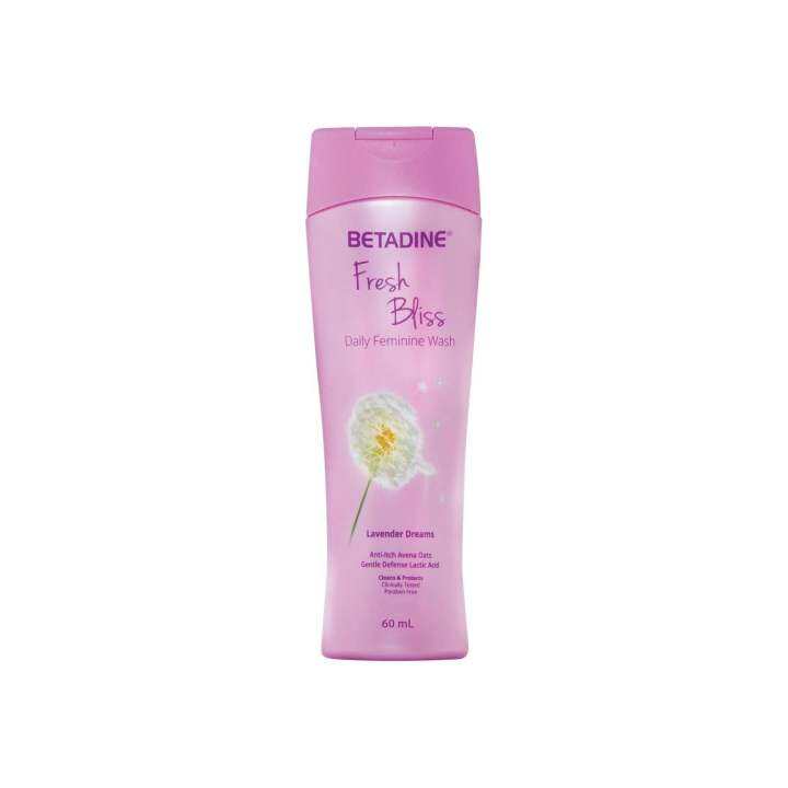 Betadine Fresh Bliss Lavender 60 ml Feminine Wash Lazada PH