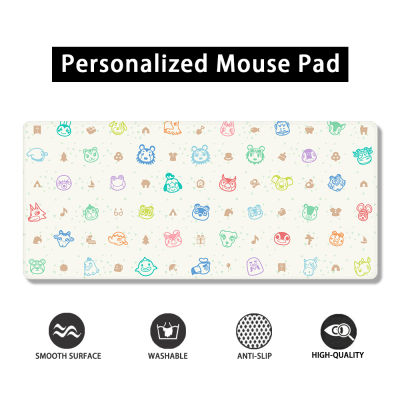 Mouse pad Nintendo Animal crossing Extended mousepad Waterproof Non-Slip design Precision stitched edges Cute deskmat Personalised large gaming mouse pad