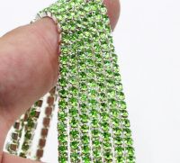 【CW】 10Yard Claw Rhinestones Chain Gradient Dense Base Rhineston Garment amp;Bag Decoration