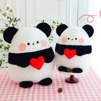 Boneka ผ้าของขวัญของเล่นตุ๊กตาทรัพย์สมบัติของชาติแพนด้ายักษ์พื้นรูป Love ตุ๊กตาแพนด้า