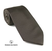 Giorgio Del Sarto Necktie Brown Fabric Texture เนคไทสีน้ำตาลมีเท็กเจอร์