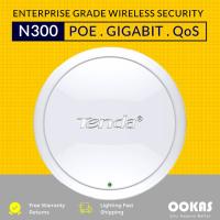 wireless access contro Tenda i12   wifi  Access Point Lan Gbps Port N300  แบบ PoE  Qso