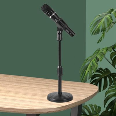 ขาตั้งไมค์ วัสดุ เหล็กเบา ไมค์ microphone stand ปรับได้ 26.5CM-36.5CM