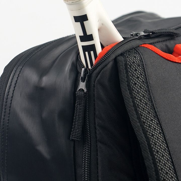 กระเป๋าใส่ลูกขนไก่แบตมินตันสควอชไม้เทนนิสกระเป๋าเทนนิสหัวเดิมกระเป๋าสะพายหลังเทนนิสผู้ชายเดอ-raquete-เทนนิสหัวกระเป๋าเทรนนิ่ง