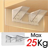 L-type Bracket Wall Support Wall-mounted Rack Plastic Shelves Seperator Fixed Cabinet Cupboard Glass Furniture Bracket Holder