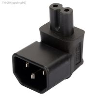 ▧✖ IEC 320 C14 to IEC C7 right angle male IEC power adapter to type 8 female angle computer server power conversion adapt 1pcs