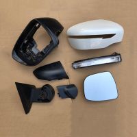 Reversing Mirror Shell Side Mirror Housing Frame Cover  Turn Lamp  Cover Spare Parts For Nissan X-Trail 2014-18