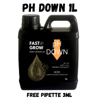 pH DOWN ⬇️ น้ำยาปรับค่า pH ในน้ำ ใช้ได้กับต้นไม้และบ่อปลา FastGrow 1L