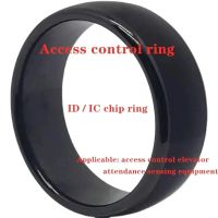 Dual Chip 13.56MHz 125KHz Encrypted Access Ring Attendance Elevator Ring NFC Inductive Fingerprint Lock CUID T5577 Card Household Security Systems