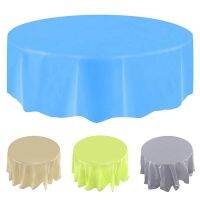 Plastic Round Tablecloths Elastic Using Plastic Tablecloths Decorate - 210cm - Aliexpress