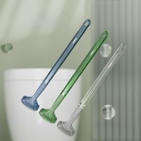 Toilet brush creative crystal toilet brush home bathroom toilet no dead angle cleaning brush toilet brush soft brush Shoes Accessories