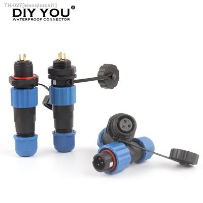 ❡◇✖ SP16 IP68 Waterproof Connectors Cable Connector Plug Socket Male and Female 2 3 4 5 6 7 9 Pin Panel Mount Wire Aviation Plug