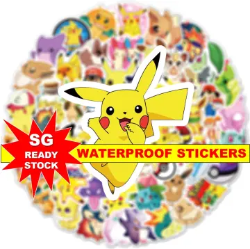 Skateboard Pokemon Sticker, Pokemon Kawaii Stickers