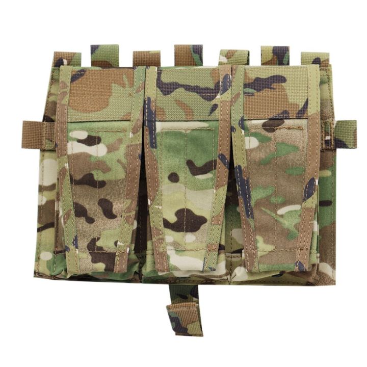 Tactical 5.56 M4 Triple Magazine Pouch Wargame Military Mag Pouch For ...