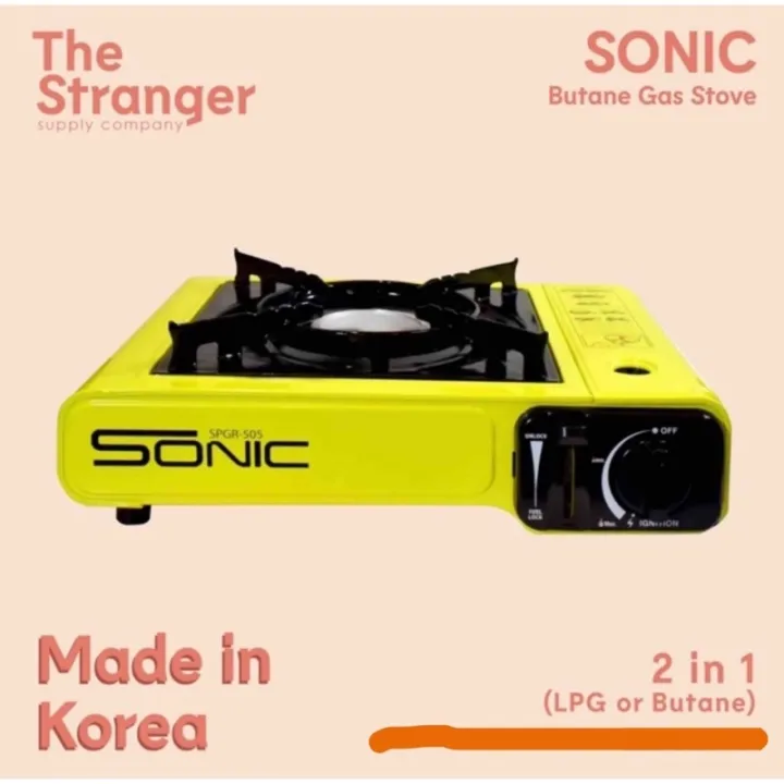 Sonic Portable 2 in 1 Gas Stove (LPG & Butane) The New Lazada PH