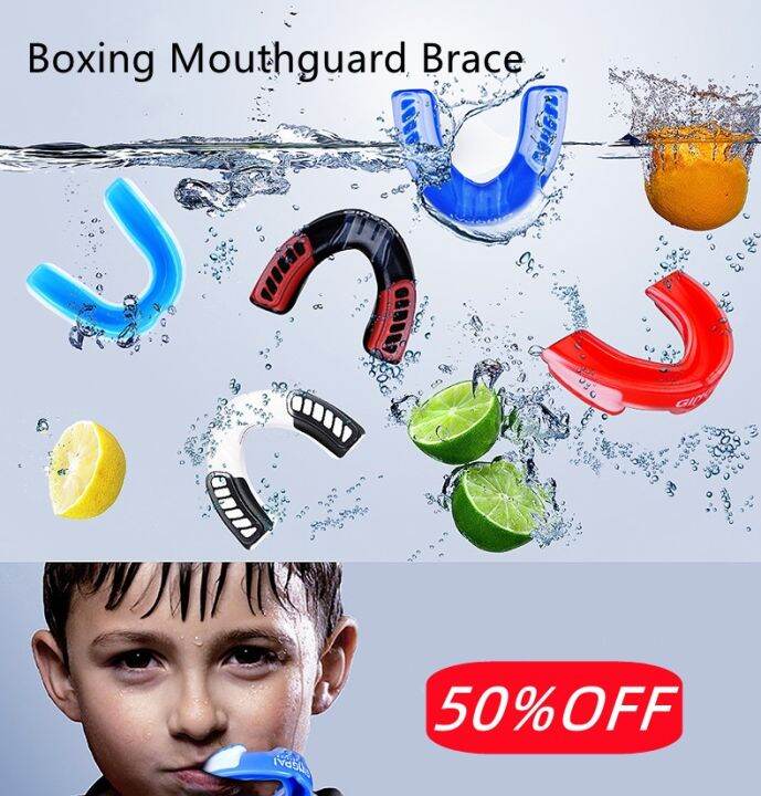 ஐ Mouth Guard Adults Mouthguard Karate Basketball Tooth Brace Teeth