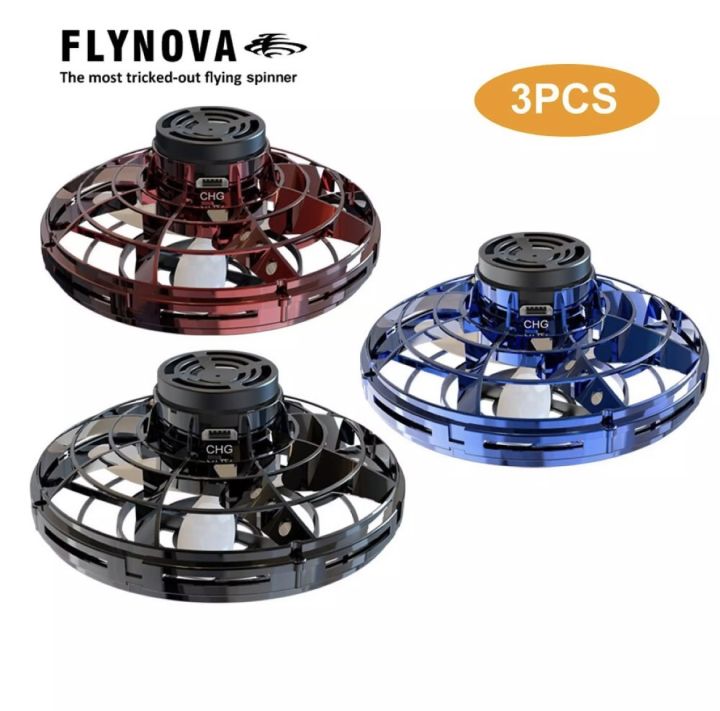 flynova-flying-fidget-spinner-ของเล่นคลายเครียดหมุนได้ลูกบอลบินได้-ufo-บินระงับเครื่องบินเหนี่ยวนำของเล่นเรืองแสงไจโร