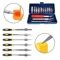 【LZ】♧▨  Deburring kit ferramenta de corte faca borda cortador arquivos 3d peças impressora chave mais limpo agulha para bico raspador corte cabo fio