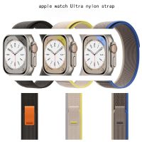 ertgga Applicable To Applewatch8 Strap New Nylon Fashion to Watch Ultra Apple For Men And Women Colorful Woven Accessories Nylon Strap