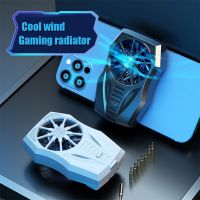 ஐↂ Universal Mobile Phone USB Game Cooler 6000Rpm Heat Sink Cooling Fan Gamepad Holder Radiator For iphone Xiaomi Huawei Samsung