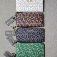 GUESS New European and American simple printing presbyopic clutch bag zipper medium long short wallet