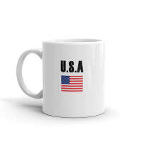 U.S.A Flag  Mugs Unique Coffee Mug, Coffee Cup