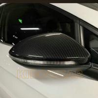 2pcs Side Mirror Cover Caps for Volkswagen Golf 6 GTI 7 MK7 R for MK6 Scirocco (Carbon Look) Passat B7 B8 Polo 6R 6C MK5 PLUS