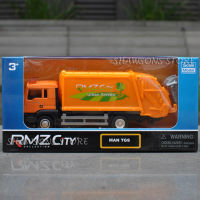 RMZ City 1:60 Scale Diecast Metal Man TGS Garbage Cleaning Truck Vehicle Model Dumpcart