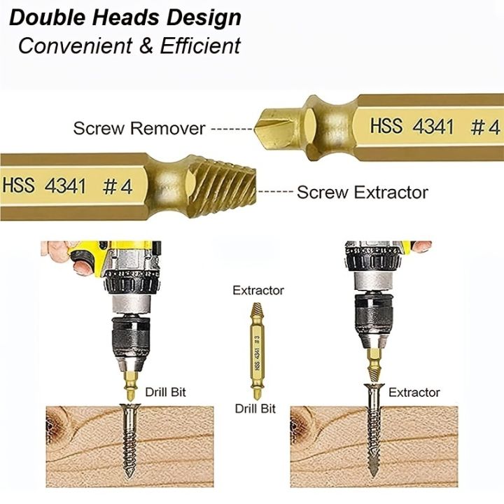 เสียหายสกรูดูดชุดไฮสปีดสว่านปล้นหัก-remover-ขนาดเล็กได้อย่างง่ายดายได้อย่างรวดเร็วจะออกชุดง่ายไฟฟ้ารื้อถอน