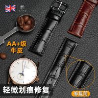 British AA watch strap mens leather butterfly buckle Suitable for Casio cowhide ladies DW Mido strap