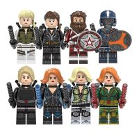 Minifigures แม่ม่ายดำใหม่ของเล่นบล็อกตัวต่อซูเปอร์ฮีโร่