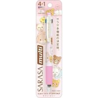 Sarasa 4+1 multi pen + pencil ปากกา 4 สี พร้อมดินสอในแท่งเดียว Theme Always ลาย Rilakkuma rk / Rilakkuma