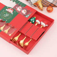 6 Gifts Spoons Christmas Kitchen Decorations Accessories Home Creative Of Pieces