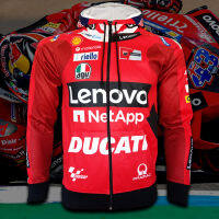 เสื้อแจ็คเก็ต โมโตจีพี Jacket MotoGP เสื้อทีม Ducati Lenovo แจ็คเก็ต-มอเตอร์ไซค์ #MG0012 รุ่น แจ็ค มิลเลอร์ (ฮู้ด,ซิป)