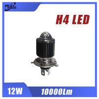 AIZL REIKO 1PC 10000Lm H4 LED Moto H6 BA20D LED หลอดไฟหน้ารถจักรยานยนต์   CSP Lens White Yellow Hi Lo Lamp Scooter Accessories Fog Lights 12V