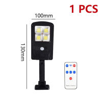 6COB Outdoor Solar Light Human Body Induction Smart Remote Control Light Waterproof Garden Square Enhanced Lighting Solar Light