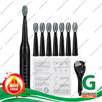 เเปรงสีฟันไฟฟ้า SONIC ELECTRIC TOOTHBRUSH LEBOT BLACK *เเถมเเปรงเเยกอีก 1 ชิ้น*