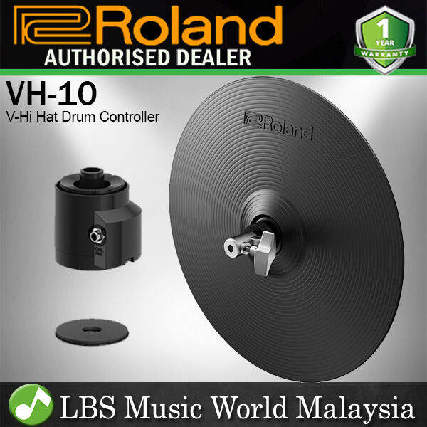Roland VH10 VHi Hat Dual Trigger Electronic HI Hat Drum Controller with Clutch (VH10) Lazada
